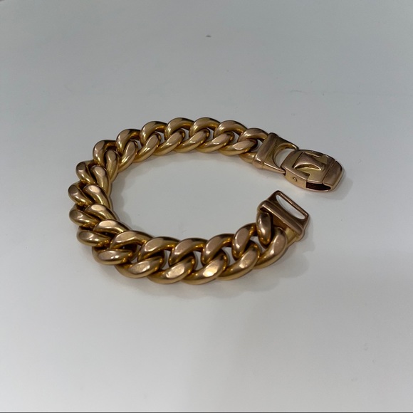 Roberto Coin 16mm Curb chain Cuban Link Bracelet - Picture 3 of 6